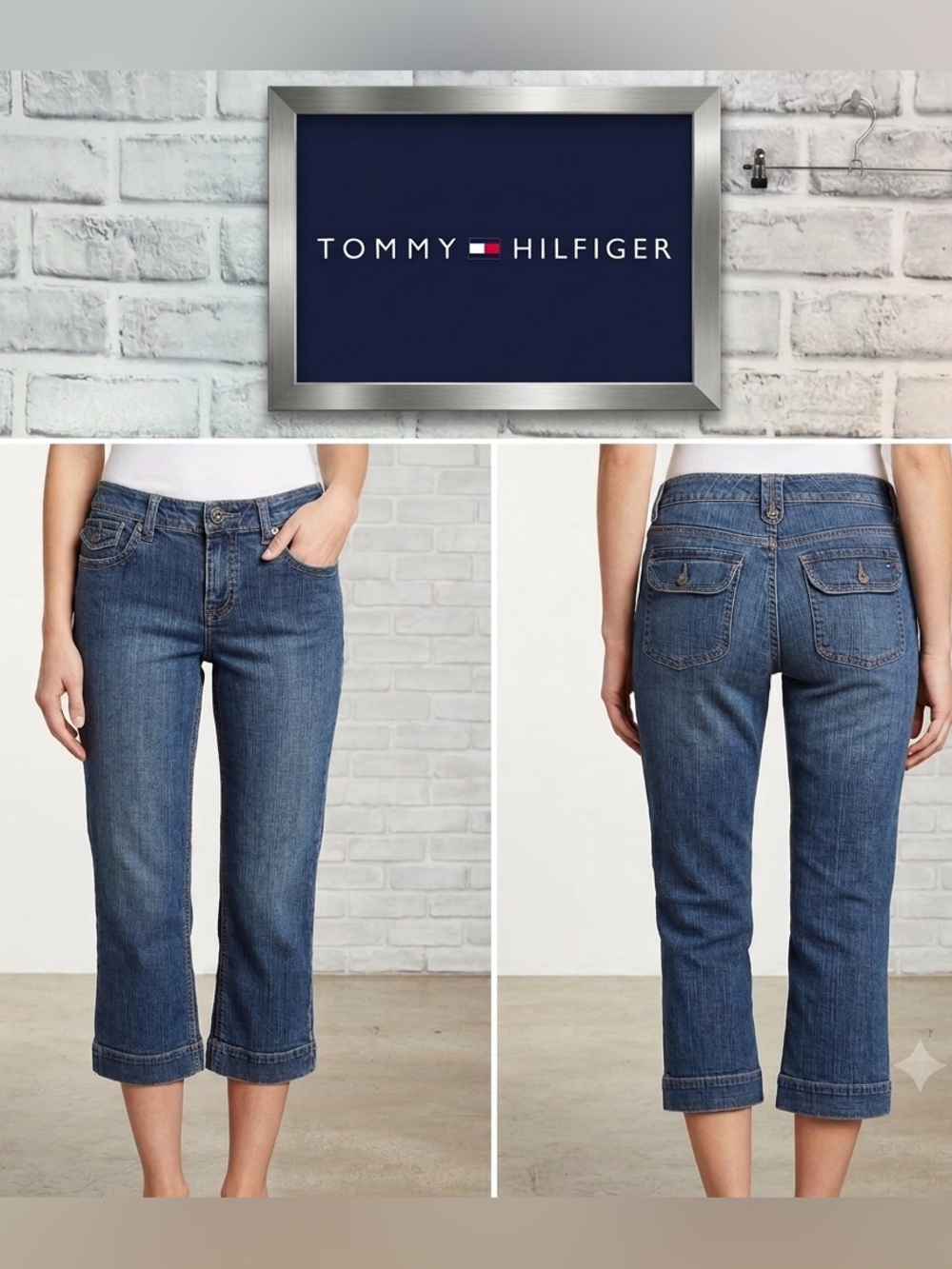 Tommy Hilfiger Cropped Denim Jeans 4